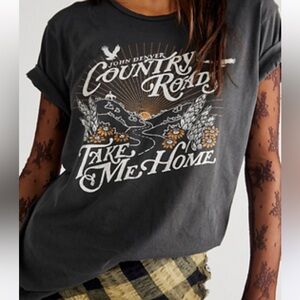 Free People Take me Home graphic tee